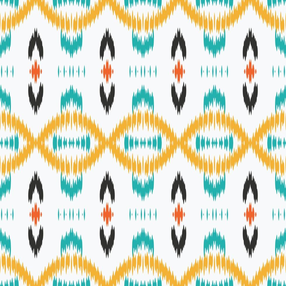 ikat naadloos patroon tribal chevron naadloos patroon. etnisch meetkundig batik ikkat digitaal vector textiel ontwerp voor prints kleding stof Saree mughal borstel symbool zwaden structuur kurti kurtis kurta's