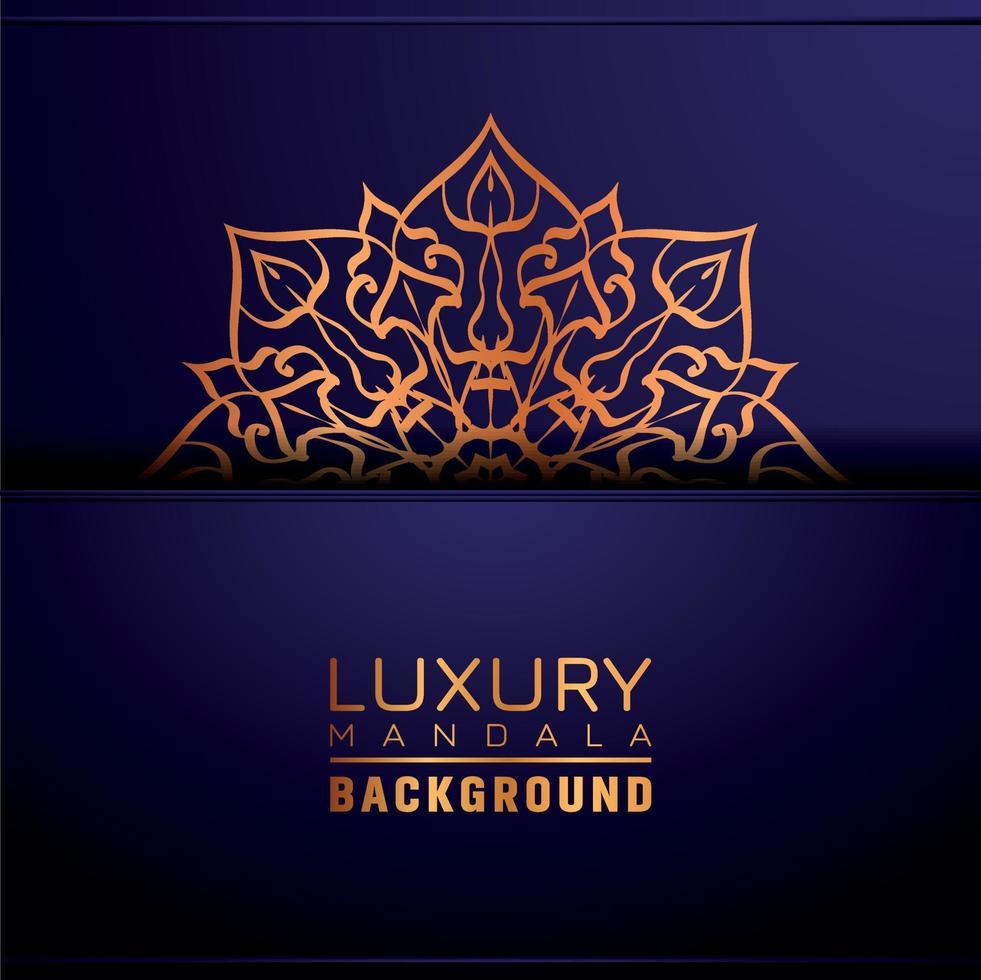 luxe sier- mandala achtergrond, arabesk stijl vector