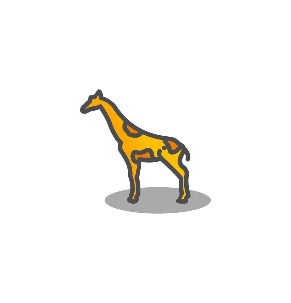 giraffe icoon vector illustratie logo sjabloon voor veel doel. geïsoleerd Aan wit achtergrond.