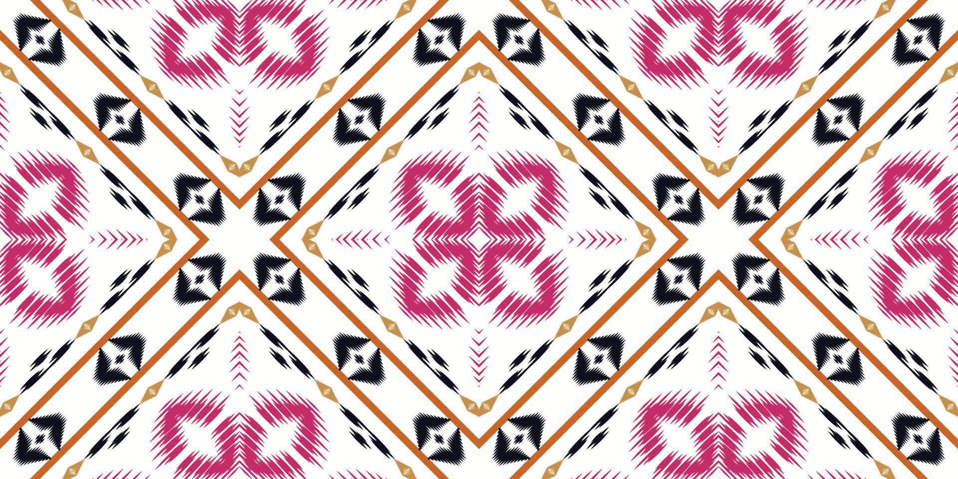 ikat diamant tribal chevron naadloos patroon. etnisch meetkundig batik ikkat digitaal vector textiel ontwerp voor prints kleding stof Saree mughal borstel symbool zwaden structuur kurti kurtis kurta's