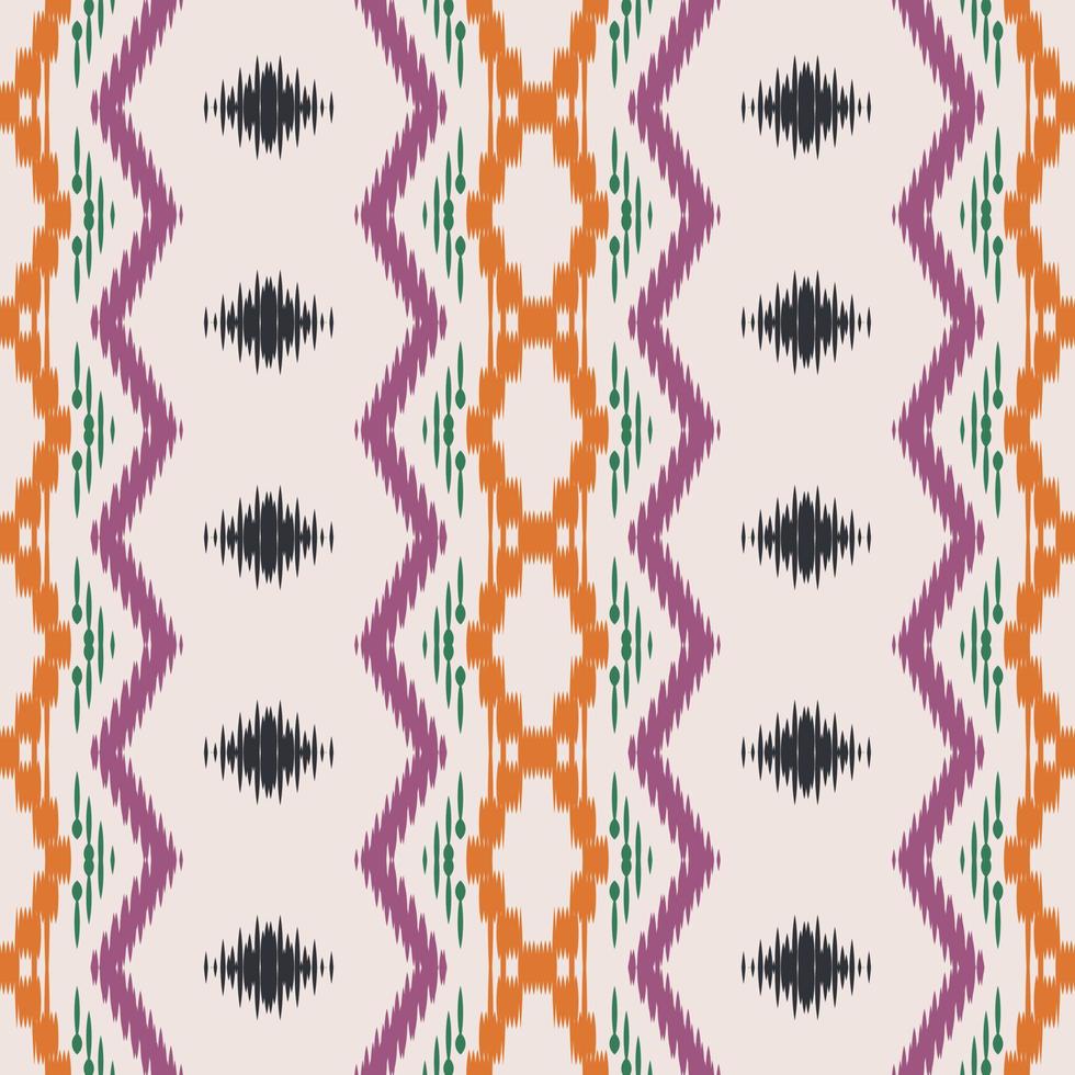 motief ikat afdrukken batik textiel naadloos patroon digitaal vector ontwerp voor afdrukken Saree kurti Borneo kleding stof grens borstel symbolen stalen partij slijtage