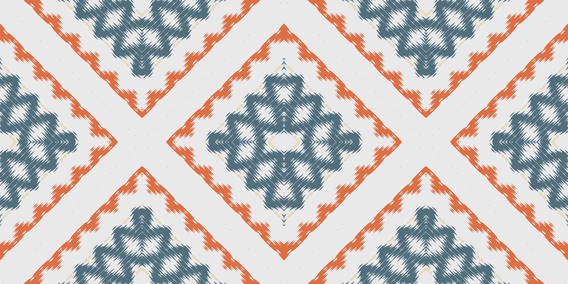 etnisch ikat damast batik textiel naadloos patroon digitaal vector ontwerp voor afdrukken Saree kurti Borneo kleding stof grens borstel symbolen stalen ontwerper