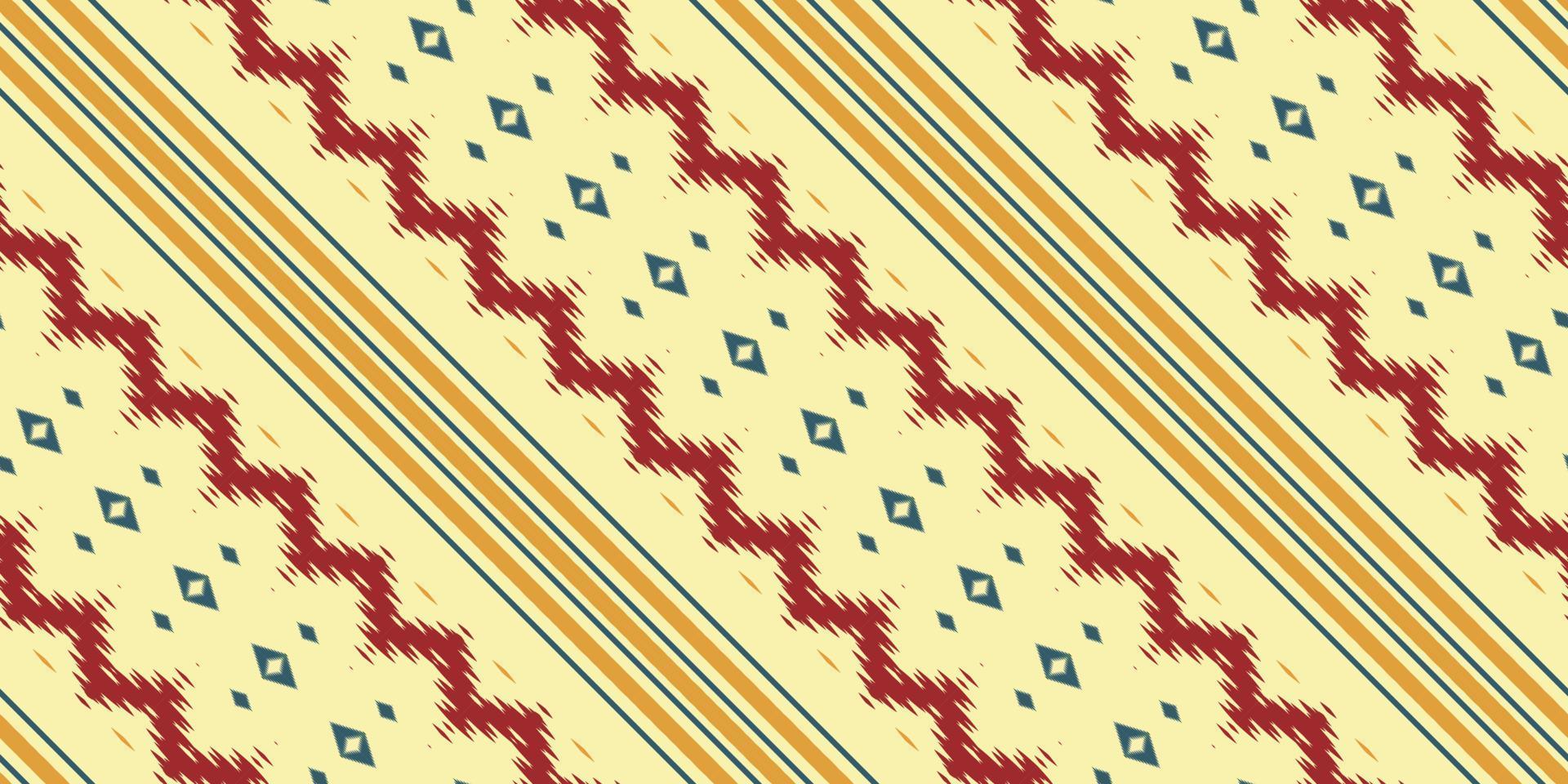 batik textiel etnisch ikat prints naadloos patroon digitaal vector ontwerp voor afdrukken Saree kurti Borneo kleding stof grens borstel symbolen stalen katoen