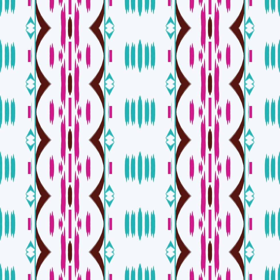 motief ikat achtergrond batik textiel naadloos patroon digitaal vector ontwerp voor afdrukken Saree kurti Borneo kleding stof grens borstel symbolen stalen katoen