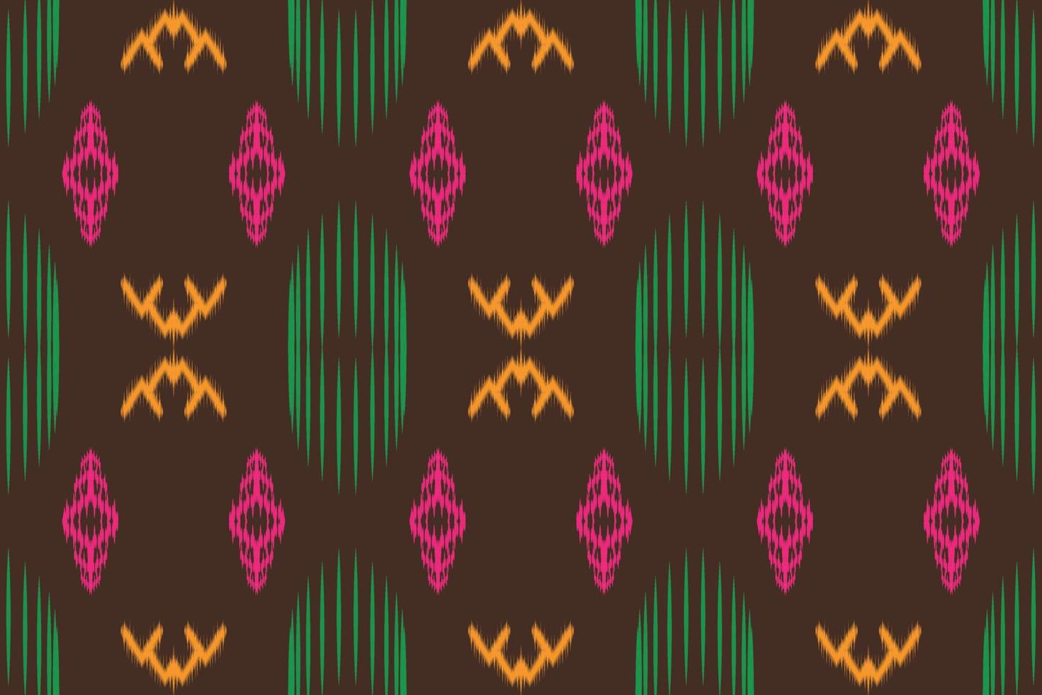 ikat ontwerpen tribal Afrikaanse naadloos patroon. etnisch meetkundig ikkat batik digitaal vector textiel ontwerp voor prints kleding stof Saree mughal borstel symbool zwaden structuur kurti kurtis kurta's