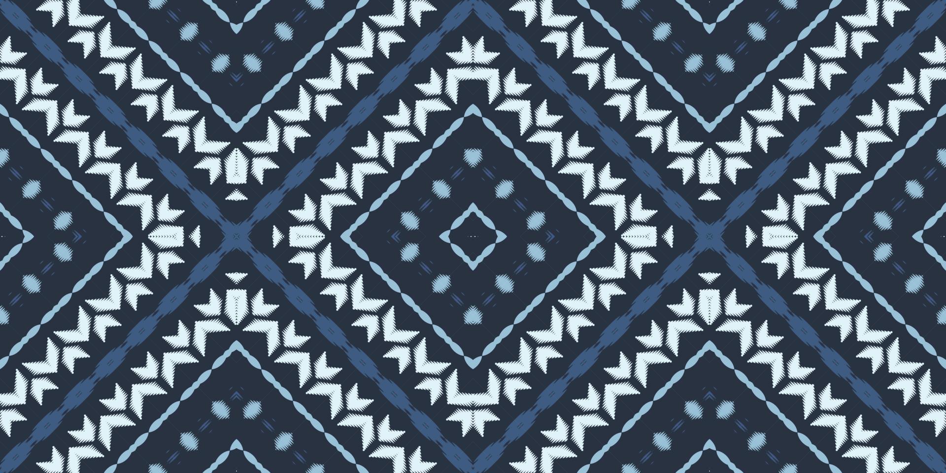 etnisch ikat ontwerpen batik textiel naadloos patroon digitaal vector ontwerp voor afdrukken Saree kurti Borneo kleding stof grens borstel symbolen stalen partij slijtage