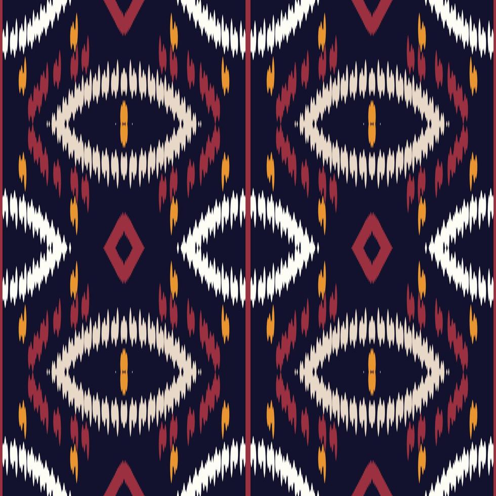ikat ontwerpen tribal Afrika naadloos patroon. etnisch meetkundig ikkat batik digitaal vector textiel ontwerp voor prints kleding stof Saree mughal borstel symbool zwaden structuur kurti kurtis kurta's