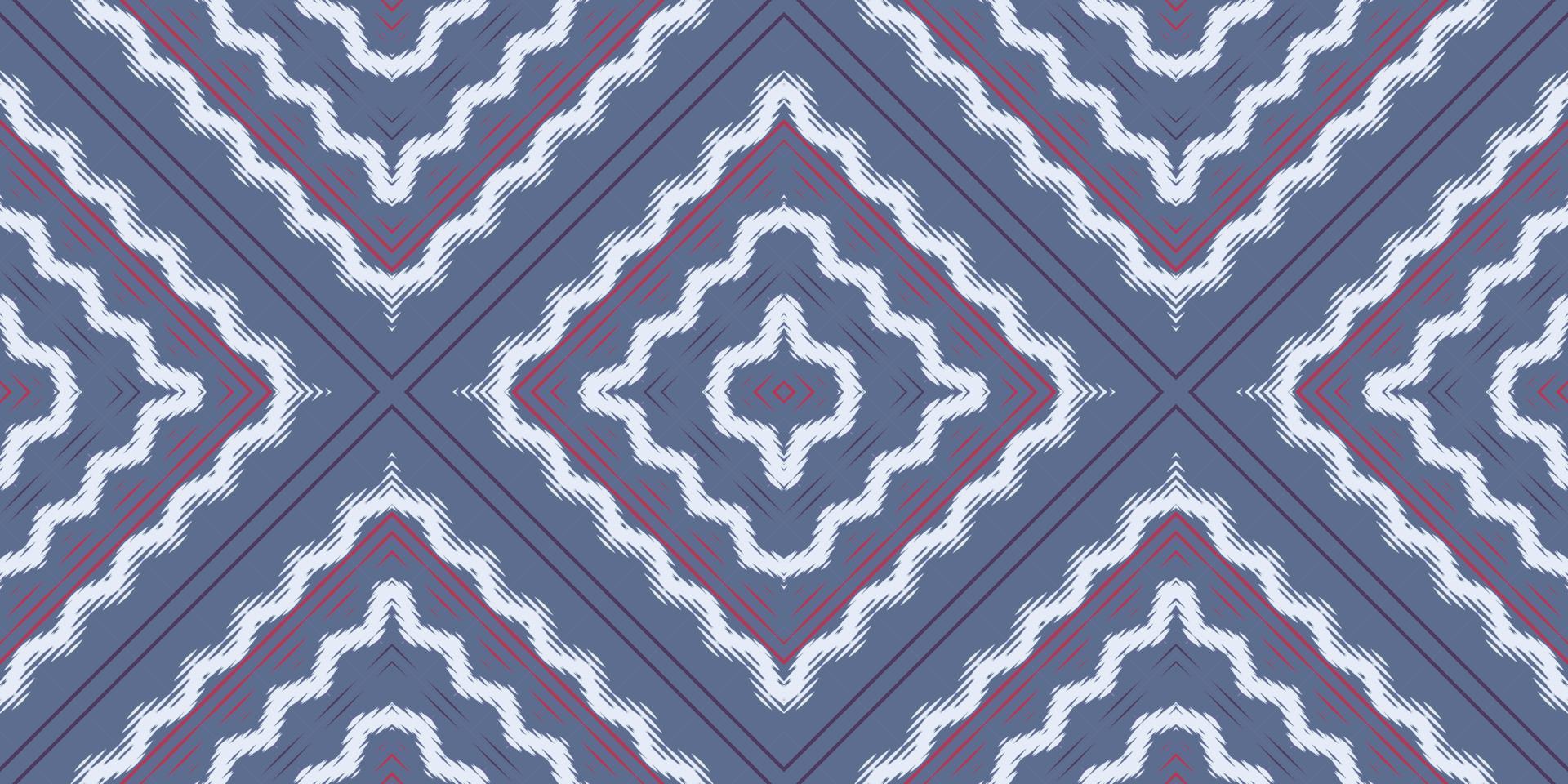 etnisch ikat aztec batik textiel naadloos patroon digitaal vector ontwerp voor afdrukken Saree kurti Borneo kleding stof grens borstel symbolen stalen ontwerper