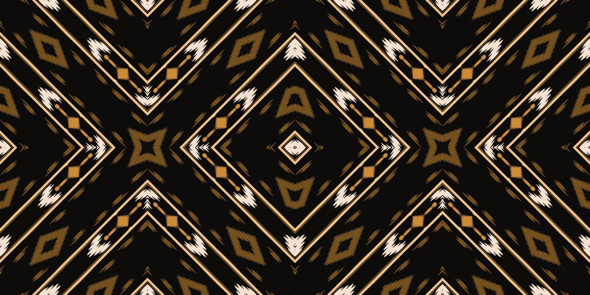 ikat diamant tribal kruis naadloos patroon. etnisch meetkundig ikkat batik digitaal vector textiel ontwerp voor prints kleding stof Saree mughal borstel symbool zwaden structuur kurti kurtis kurta's