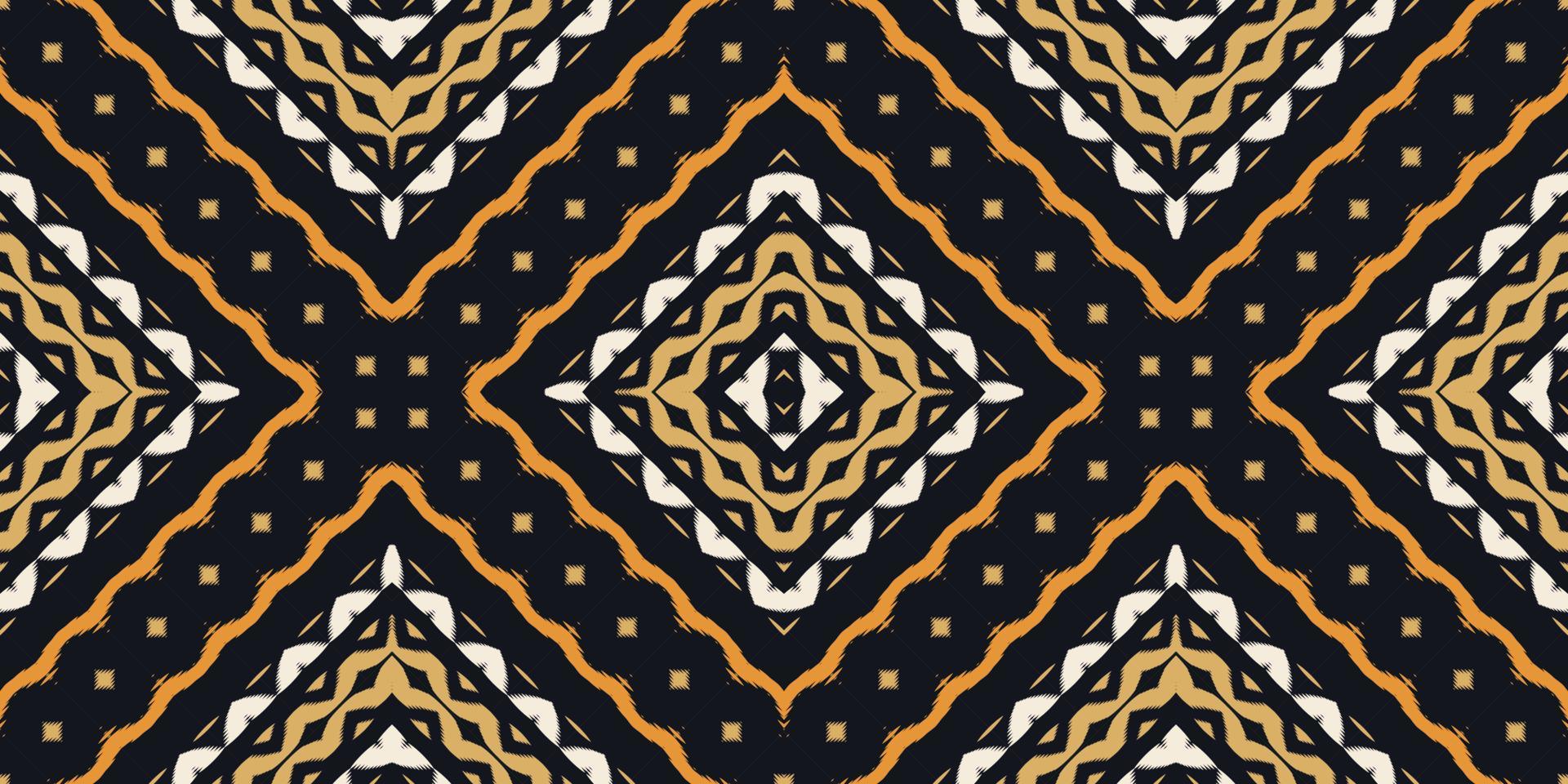 ikkat of ikat ontwerpen batik textiel naadloos patroon digitaal vector ontwerp voor afdrukken Saree kurti Borneo kleding stof grens borstel symbolen stalen elegant