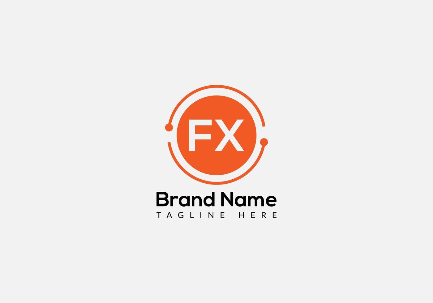 abstract fx brief modern eerste lettertekens logo ontwerp vector