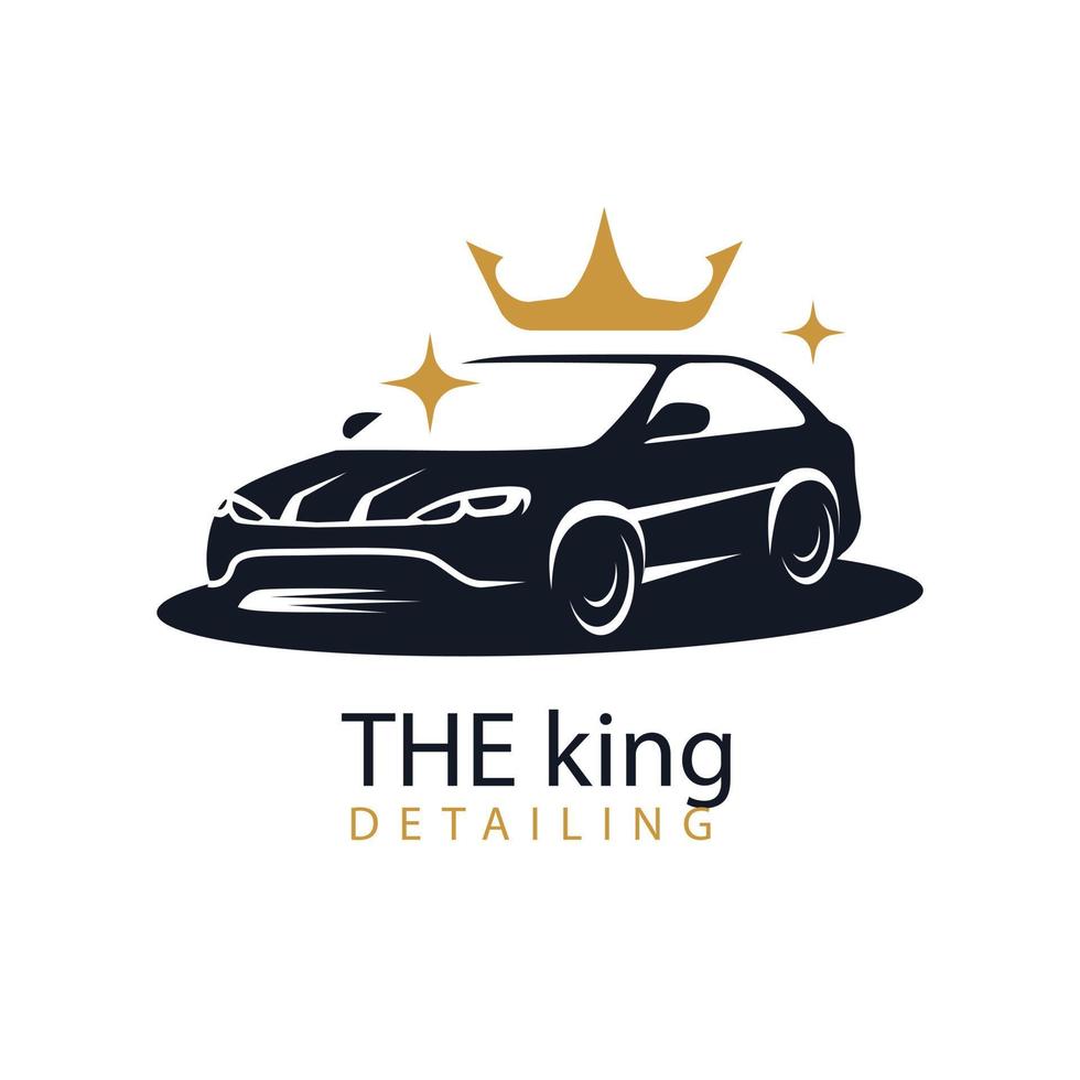 auto wassen detaillering logo sjabloon ontwerp vector