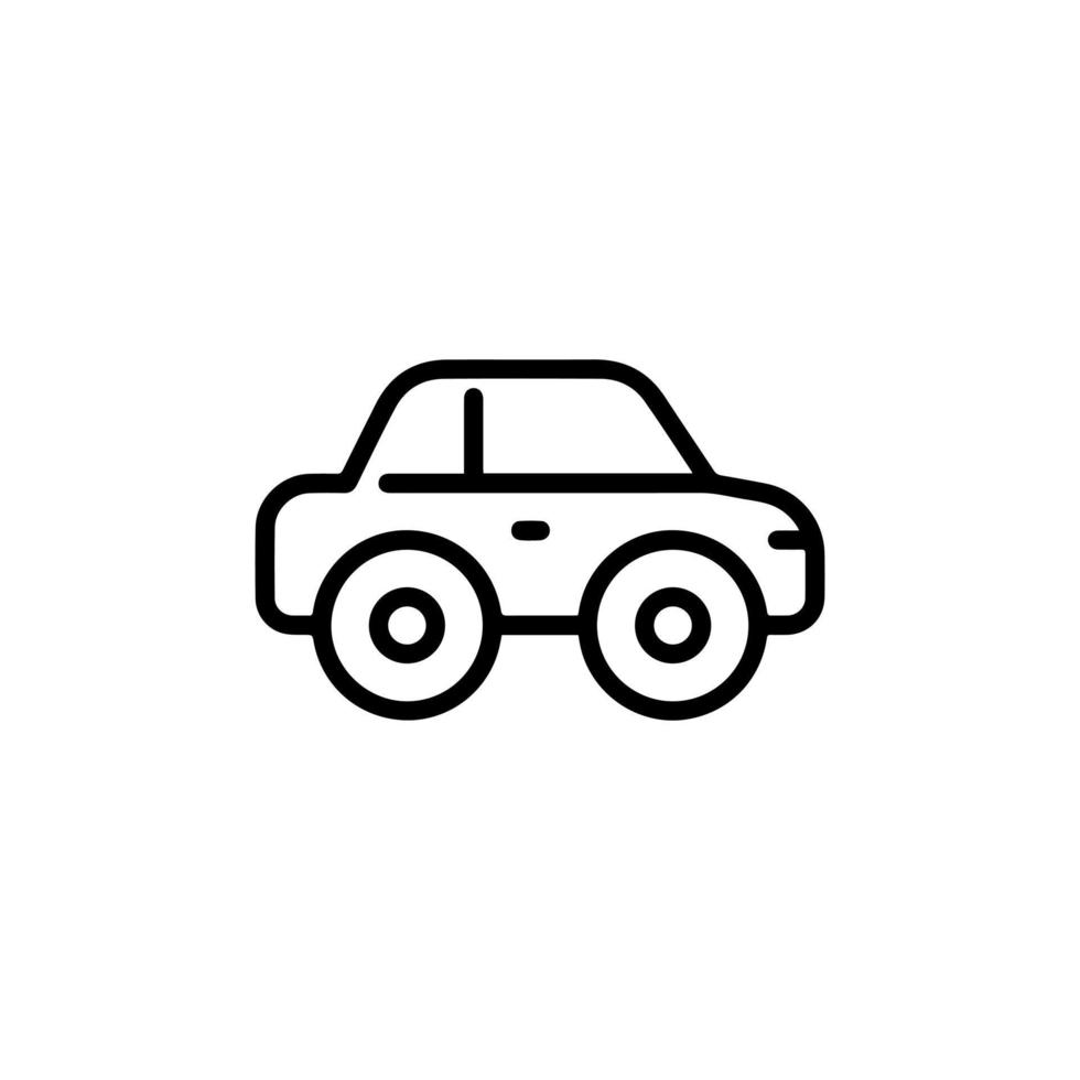 auto icoon en auto tekening vector