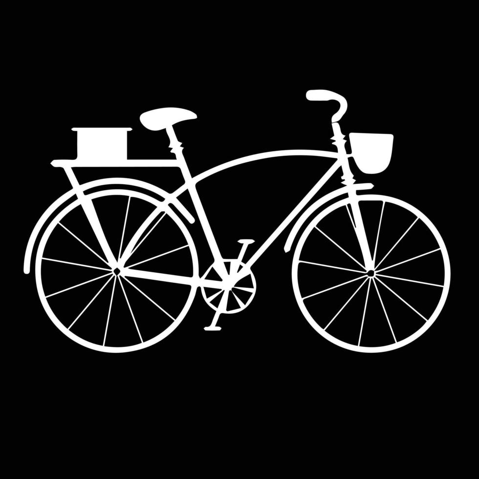 fiets icoon. fiets ras symbool. wielersport ras vlak icoon. fietser teken. weg fietser silhouet. sport- logo vector