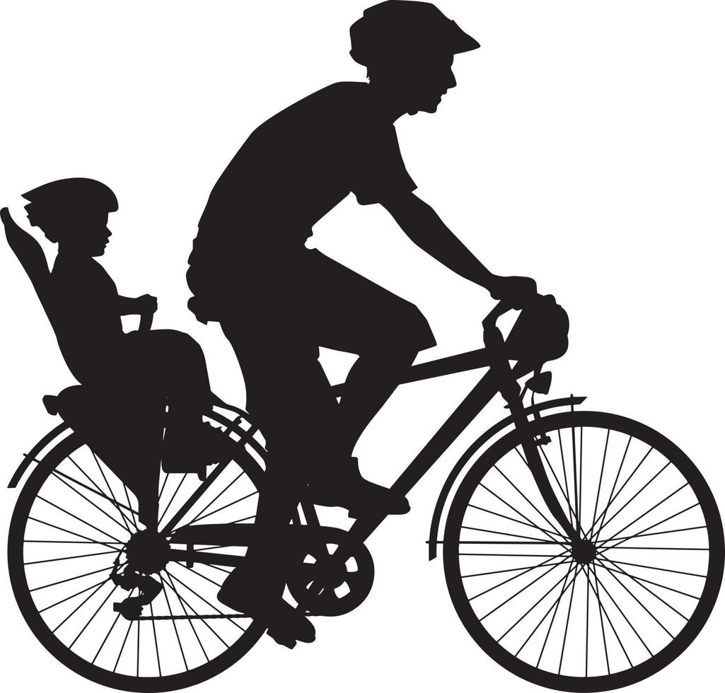 fiets icoon. fiets ras symbool. wielersport ras vlak icoon. fietser teken. weg fietser silhouet. sport- logo vector