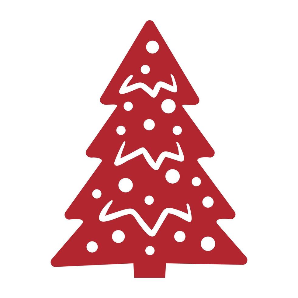 Kerstmis ornamenten hangende geïsoleerd achtergrond vector