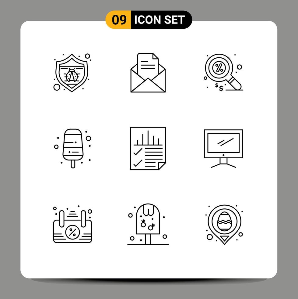 9 gebruiker koppel schets pak van modern tekens en symbolen van bladzijde gegevens plicht ijs room room bewerkbare vector ontwerp elementen