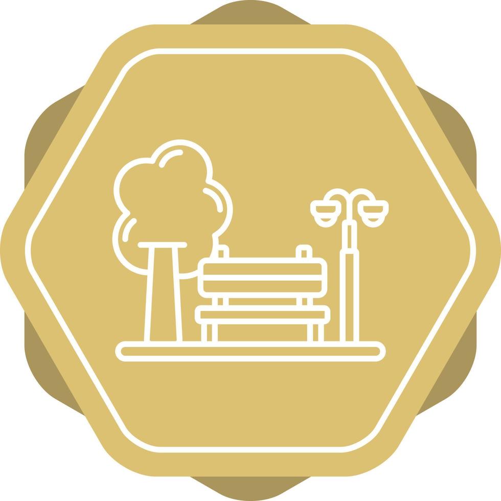 park vector pictogram