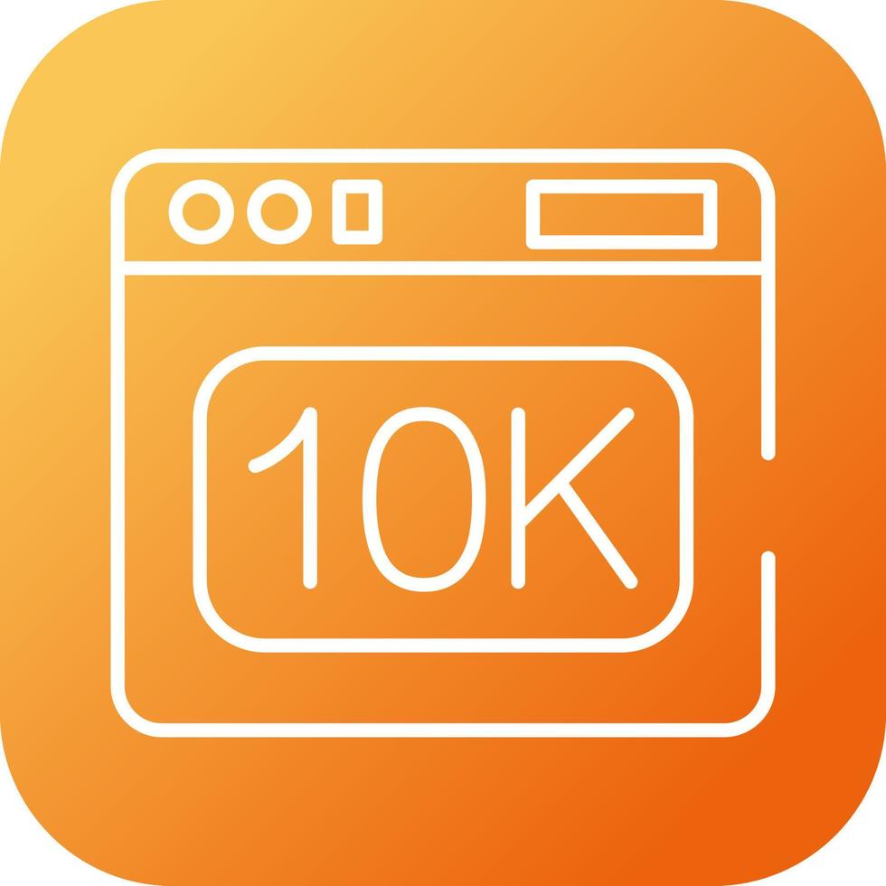 10k vector icoon