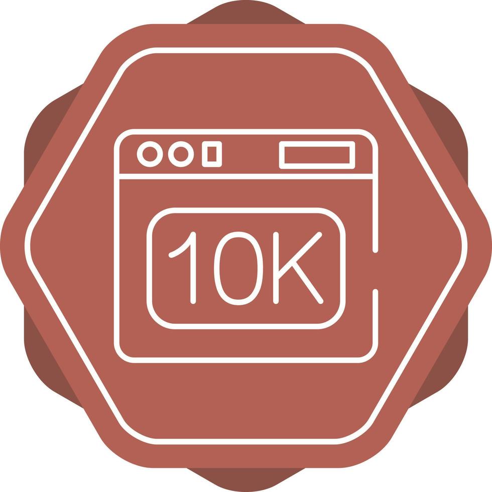 10k vector icoon