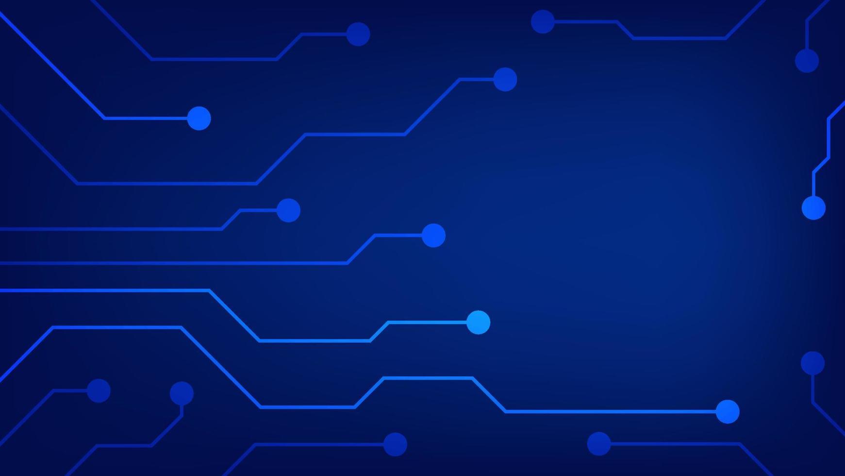 stroomkring bord met blauw verlichting achtergrond. technologie en Hoi tech grafisch ontwerp element concept vector