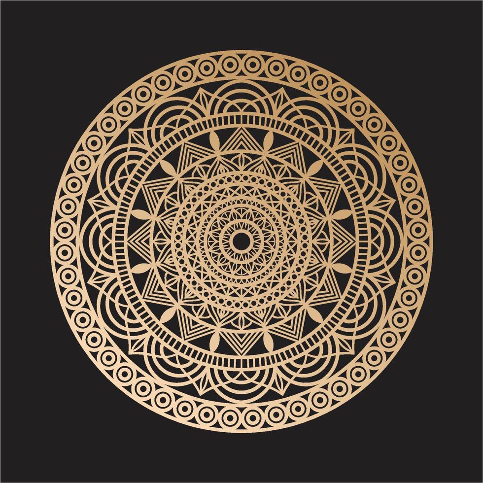 mandala ontwerp decoratief patroon decoratie sneeuwvlok vector