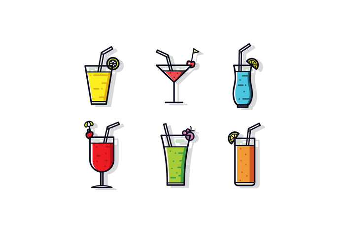 Gratis Mocktail Vector