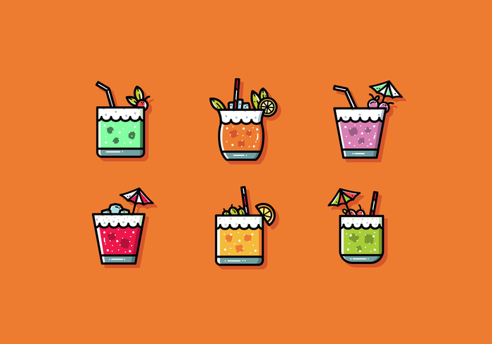 Gratis Mocktail Vector