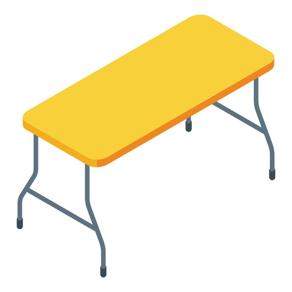 tafel icoon, isometrische stijl vector