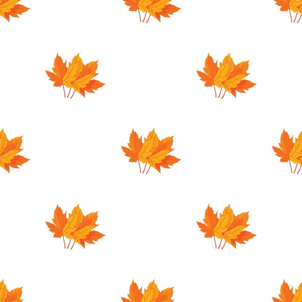 herfst bladeren patroon naadloos vector