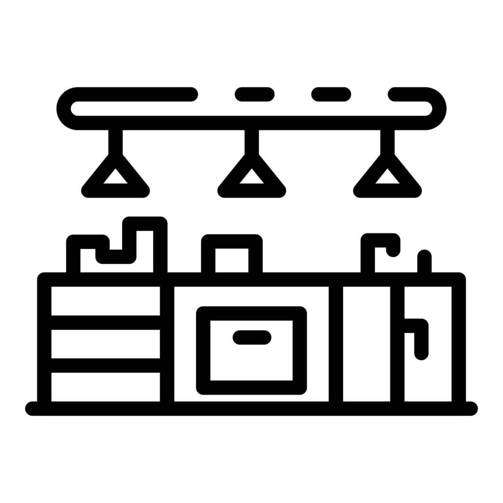 keuken meubilair icoon, schets stijl vector