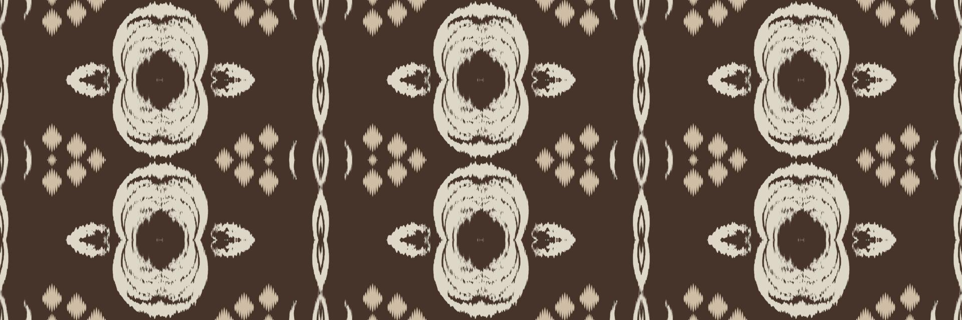 batik textiel ikkat of ikat bloem naadloos patroon digitaal vector ontwerp voor afdrukken Saree kurti Borneo kleding stof grens borstel symbolen stalen ontwerper