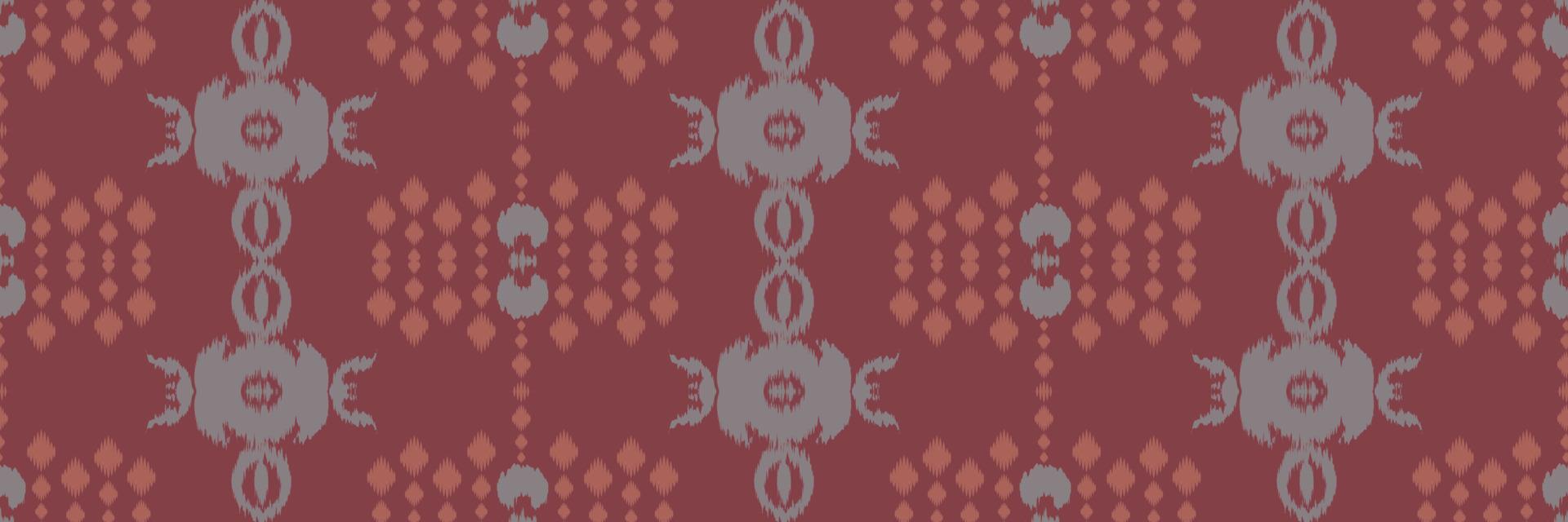 batik textiel ikkat of ikat achtergrond naadloos patroon digitaal vector ontwerp voor afdrukken Saree kurti Borneo kleding stof grens borstel symbolen stalen elegant