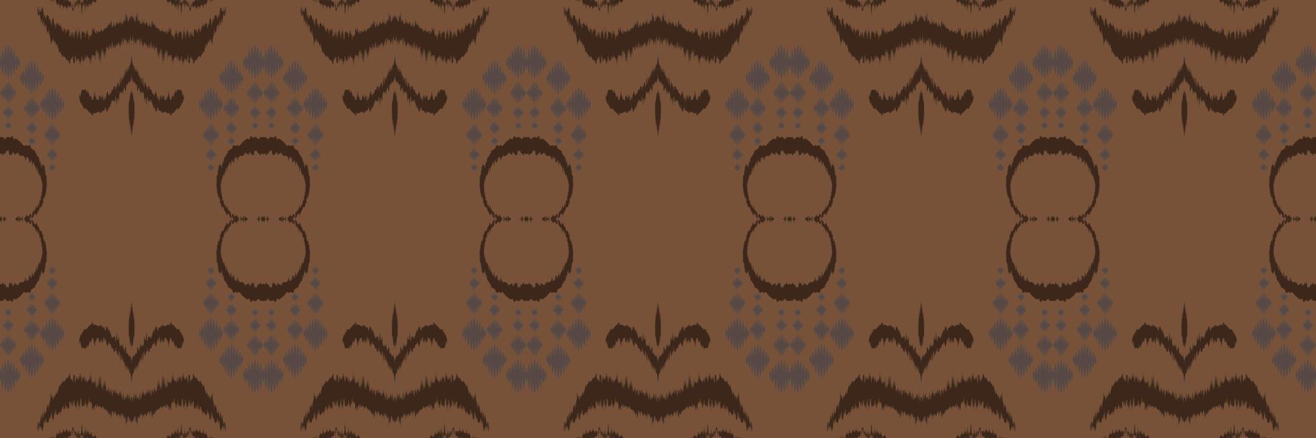 ikat bloem batik textiel naadloos patroon digitaal vector ontwerp voor afdrukken Saree kurti Borneo kleding stof grens borstel symbolen stalen elegant