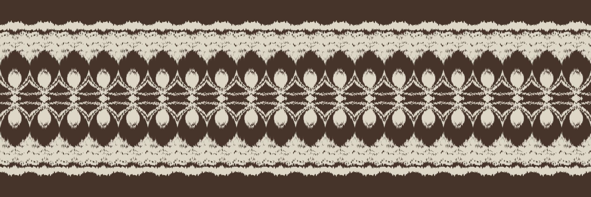 batik textiel ikkat of ikat bloem naadloos patroon digitaal vector ontwerp voor afdrukken Saree kurti Borneo kleding stof grens borstel symbolen stalen ontwerper
