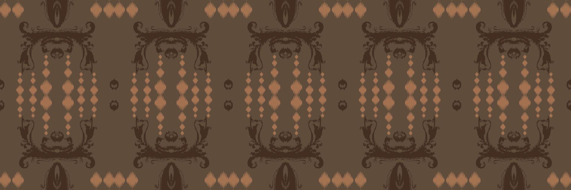 ikkat of ikat diamant batik textiel naadloos patroon digitaal vector ontwerp voor afdrukken Saree kurti Borneo kleding stof grens borstel symbolen stalen elegant