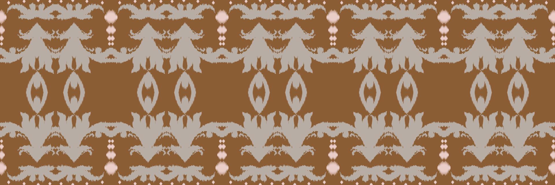 etnisch ikat afdrukken batik textiel naadloos patroon digitaal vector ontwerp voor afdrukken Saree kurti Borneo kleding stof grens borstel symbolen stalen partij slijtage