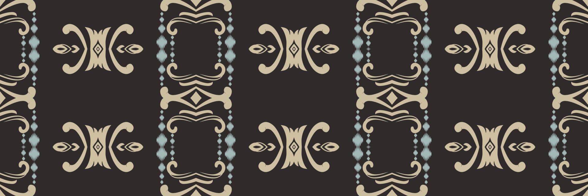 batik textiel motief ikat ontwerpen naadloos patroon digitaal vector ontwerp voor afdrukken Saree kurti Borneo kleding stof grens borstel symbolen stalen partij slijtage