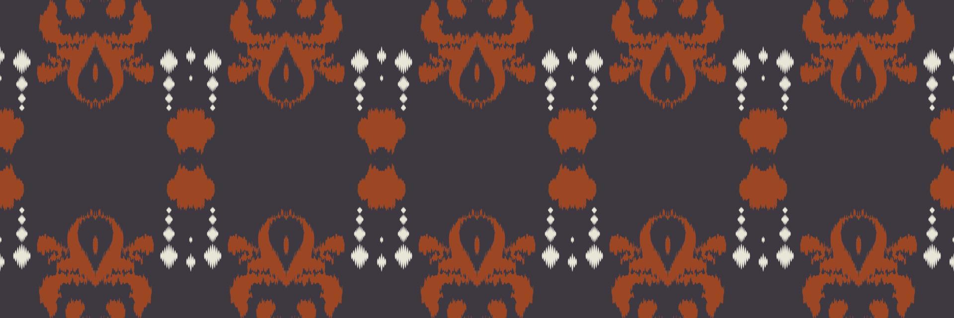 ikat kader batik textiel naadloos patroon digitaal vector ontwerp voor afdrukken Saree kurti Borneo kleding stof grens borstel symbolen stalen ontwerper