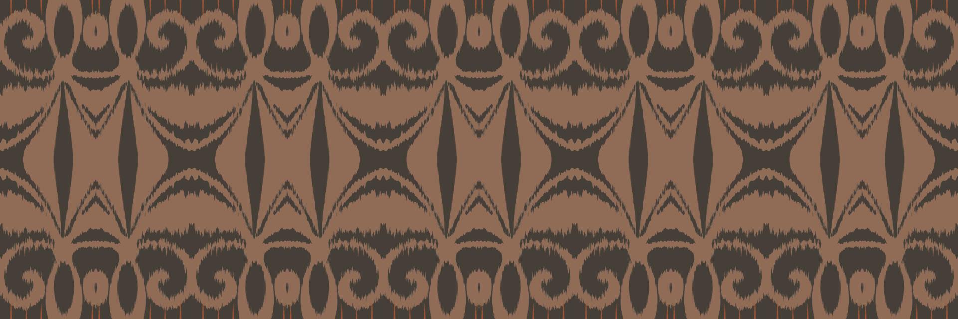 ikkat of ikat vector batik textiel naadloos patroon digitaal vector ontwerp voor afdrukken Saree kurti Borneo kleding stof grens borstel symbolen stalen elegant