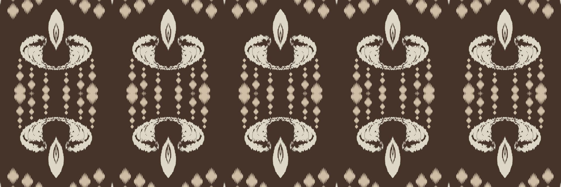 ikat grens tribal Afrika naadloos patroon. etnisch meetkundig batik ikkat digitaal vector textiel ontwerp voor prints kleding stof Saree mughal borstel symbool zwaden structuur kurti kurtis kurta's