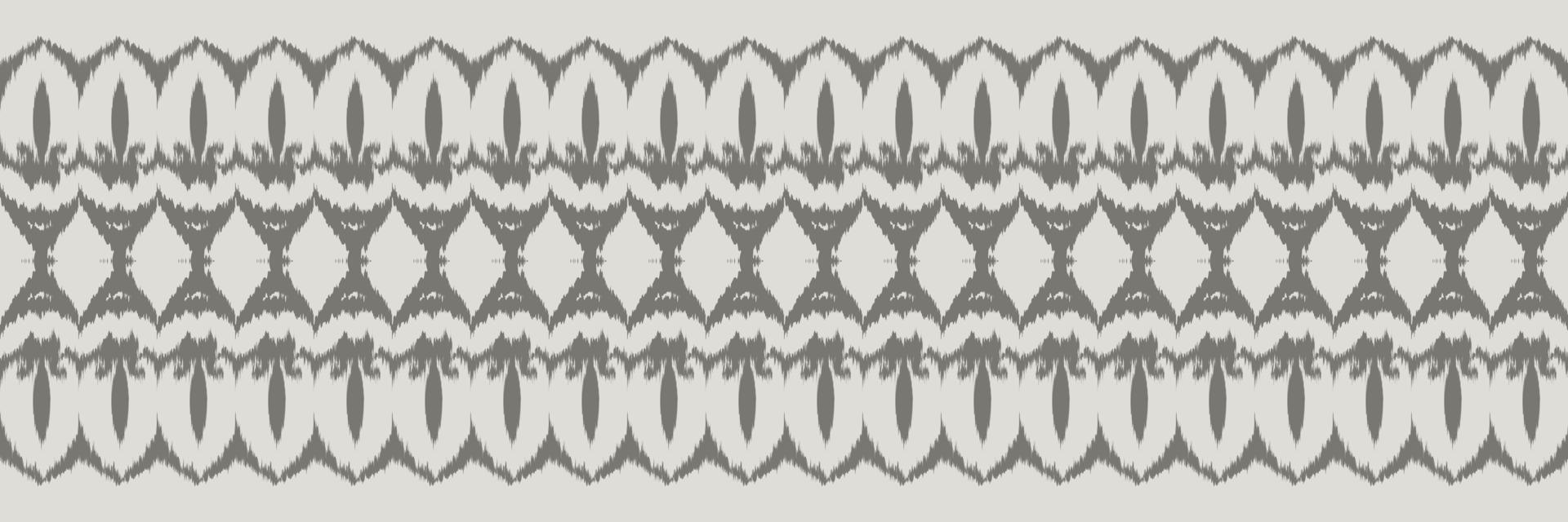 batik textiel ikkat of ikat kader naadloos patroon digitaal vector ontwerp voor afdrukken Saree kurti Borneo kleding stof grens borstel symbolen stalen partij slijtage