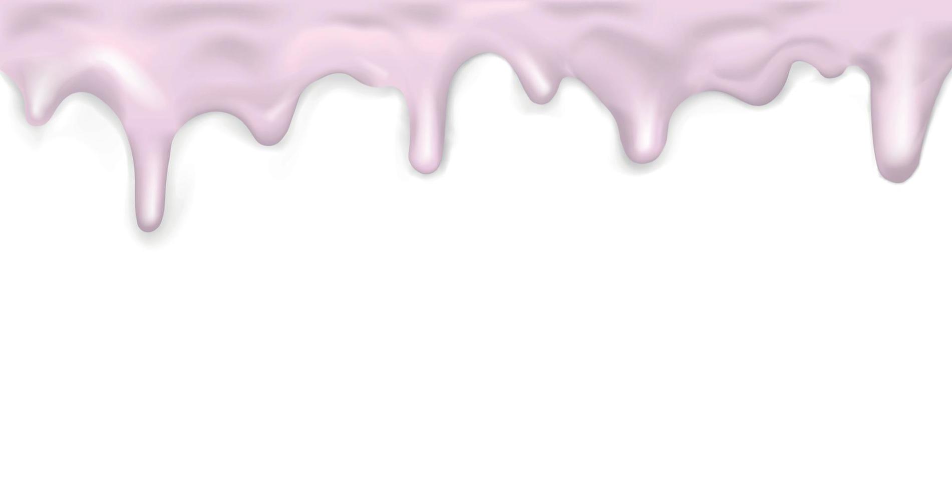licht vloeiende karamel, Aan wit achtergrond sjabloon - vector