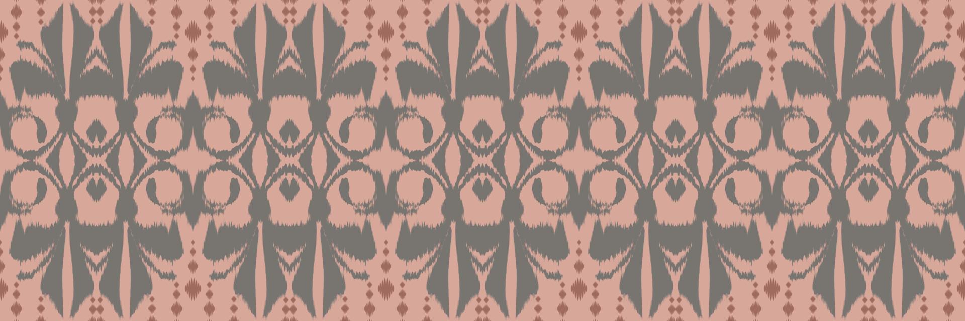 etnisch ikat ontwerp batik textiel naadloos patroon digitaal vector ontwerp voor afdrukken Saree kurti Borneo kleding stof grens borstel symbolen stalen elegant
