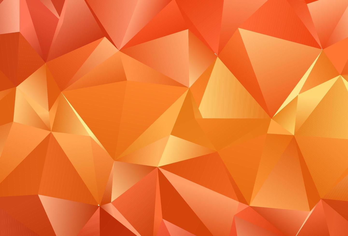 licht oranje vector wazig driehoek sjabloon.