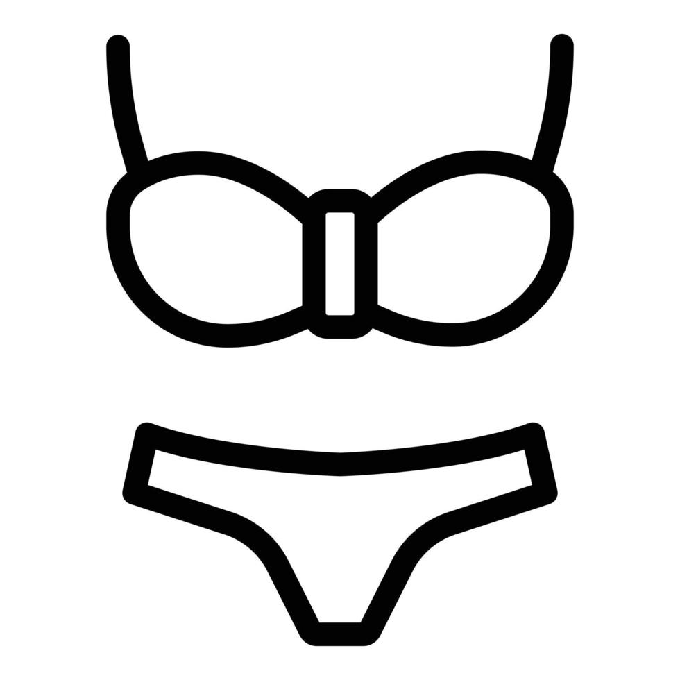figuur zwempak icoon, schets stijl vector