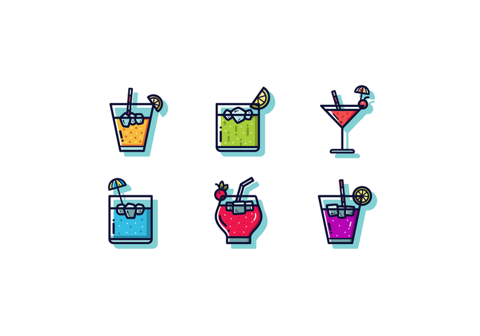 Gratis Mocktail Vector