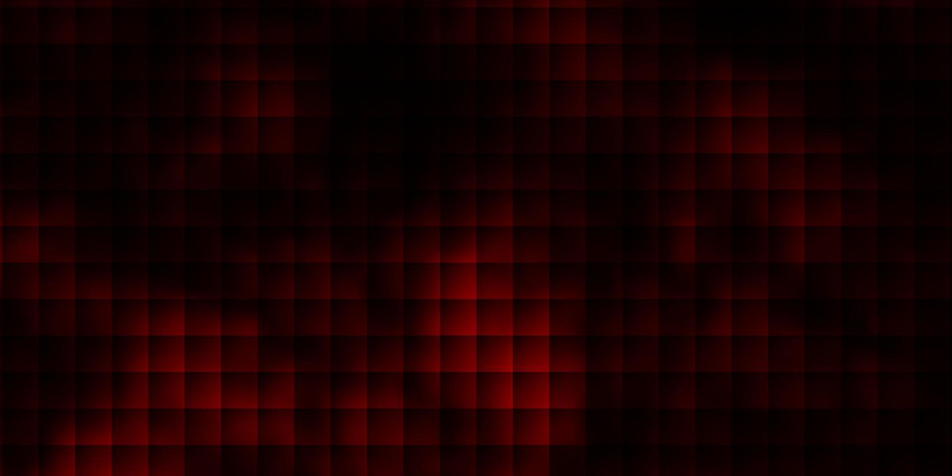 donkerrood vectorpatroon in vierkante stijl. vector