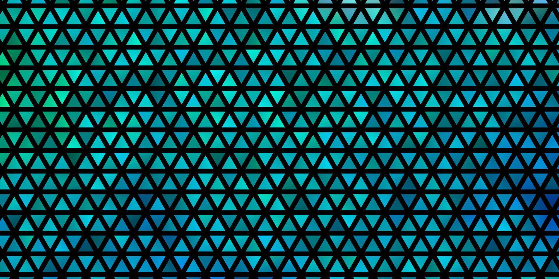lichtroze, blauwe vectorachtergrond met lijnen, driehoeken. vector