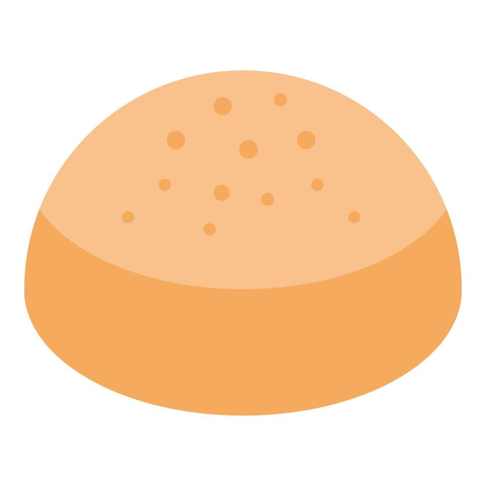 hamburger brood icoon, isometrische stijl vector